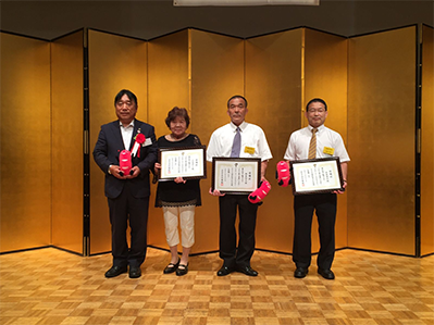 上中別府 チエさん、朝倉 利夫さん、宮原 厚次さん